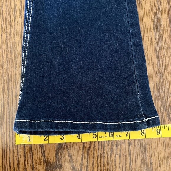Celebrity Ace Women's Denim Jeans Size 7/28 Boot Cut Mid Rise Stretch Blue NWT - Picture 11 of 11
